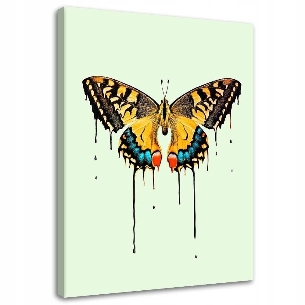 

Obraz Do Salonu Malowany Motyl Canvas 50x70