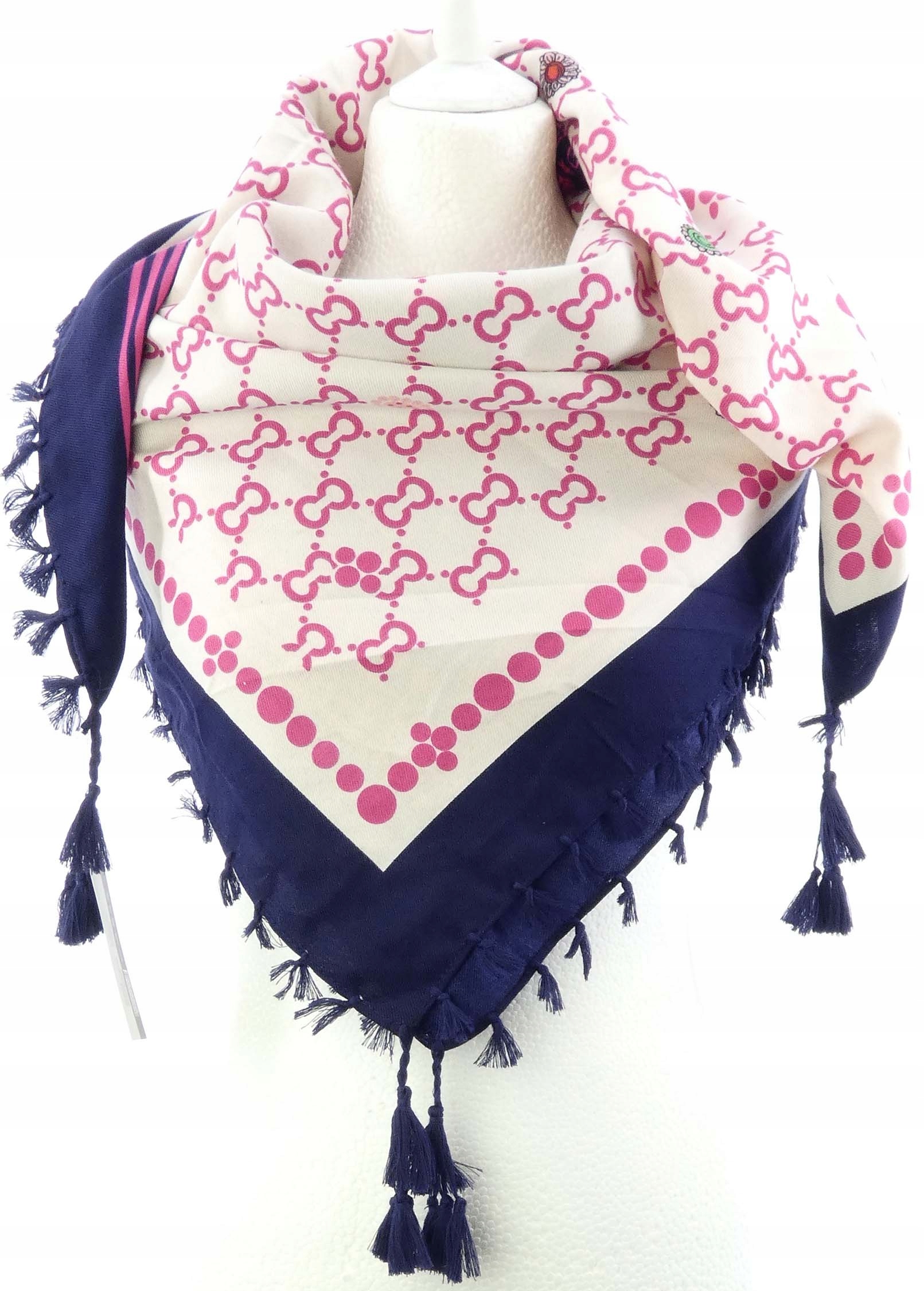 WZORZYSTA CHUSTA NA RAMIONA BOHO SZAL WZORY