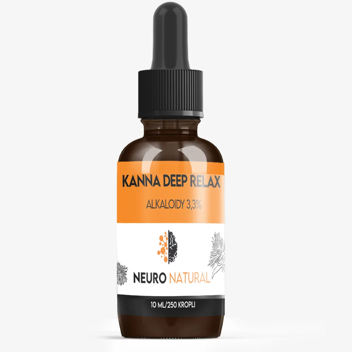 Kanna Deep Relax w płynie roślina ekstrakt sceletium tortuosum 10ml 3,3%