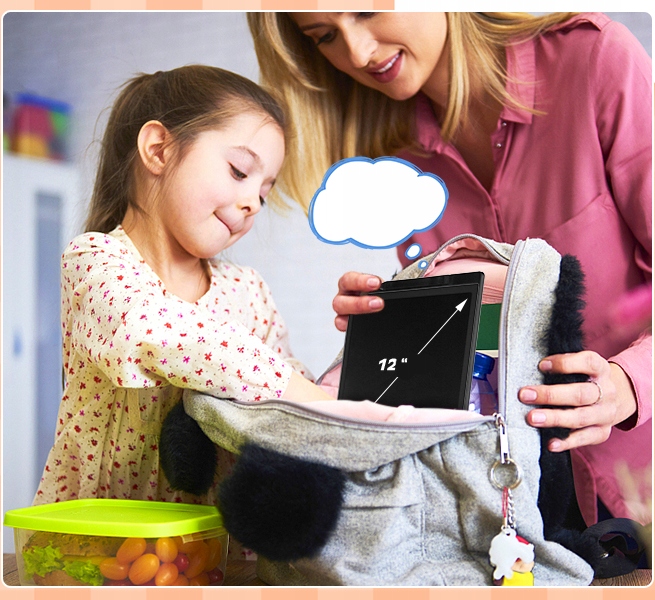 Tablet graficzny XXL 12" ZNIKOPIS LCD KOLOROWY DUŻY DLA DZIECI PREZENT Wiek dziecka 3 lata +