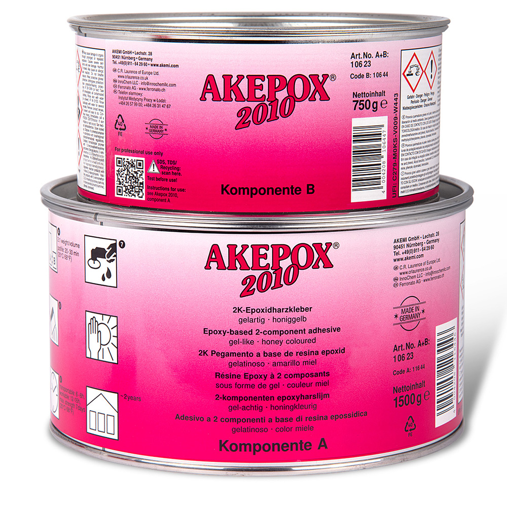 Akemi Akepox 2010 Klej Epoksydowy Do Kamienia Transparentny Miodowy 2,25KG