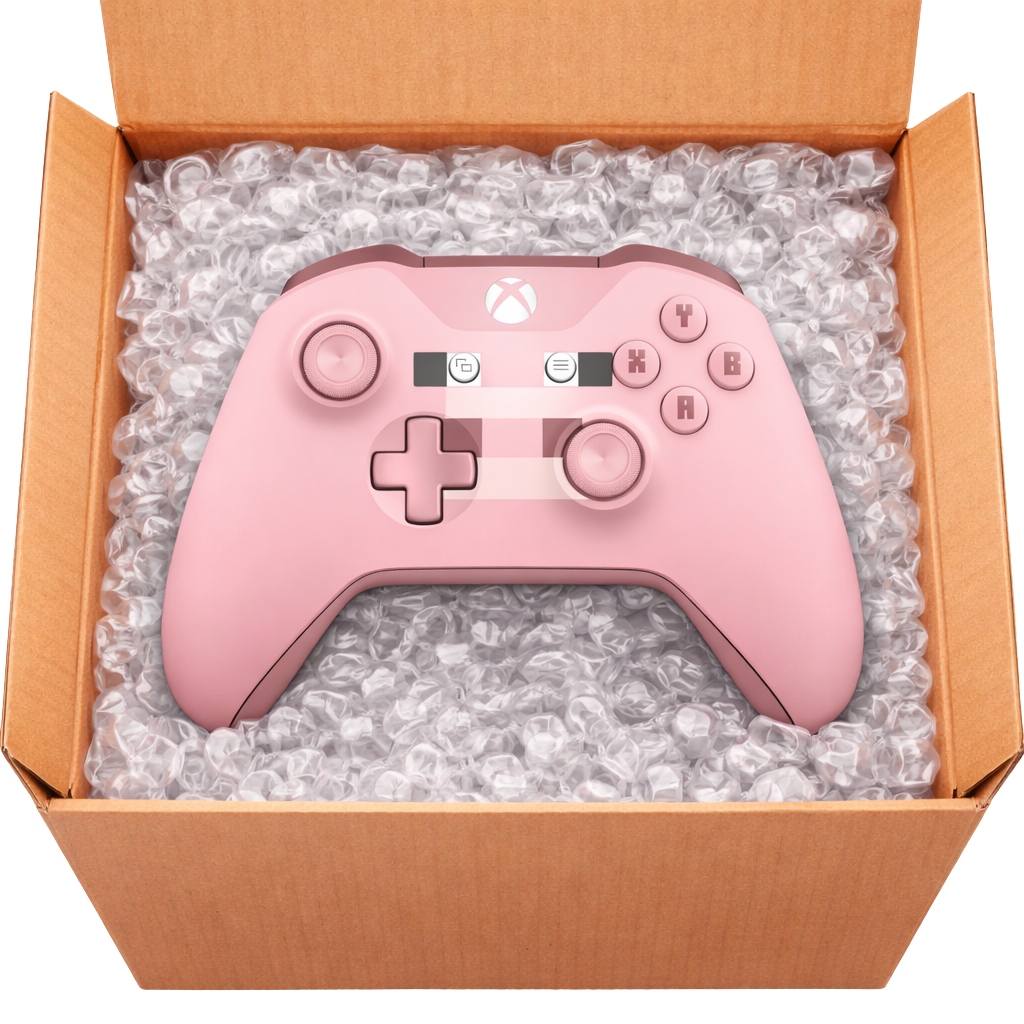 Pad Kontroler Microsoft Xbox One Minecraft Pig One Series S X Pc