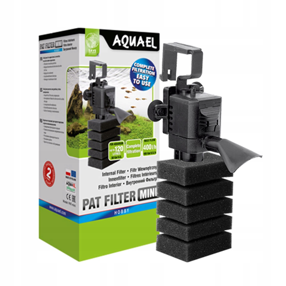 

Aquael Filtr Pat Mini do nano akwarium 2 gąbki