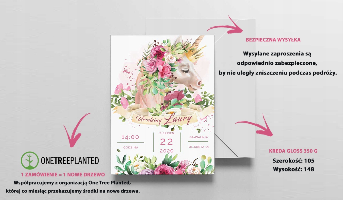 ZAPROSZENIA NA BABY SHOWER ZAPROSZENIE BABYSHOWER Kolor wielokolorowy