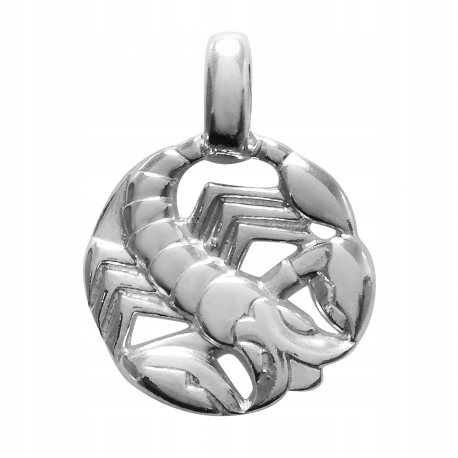 

Srebrny Wisiorek Znak Zodiaku Skorpion Próba 925
