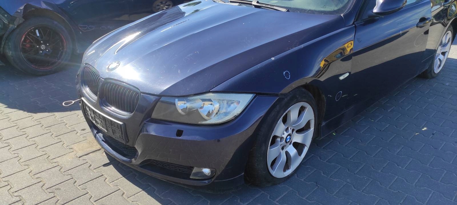complete front bonnet bumper light fender BMW E91 320 A35/5