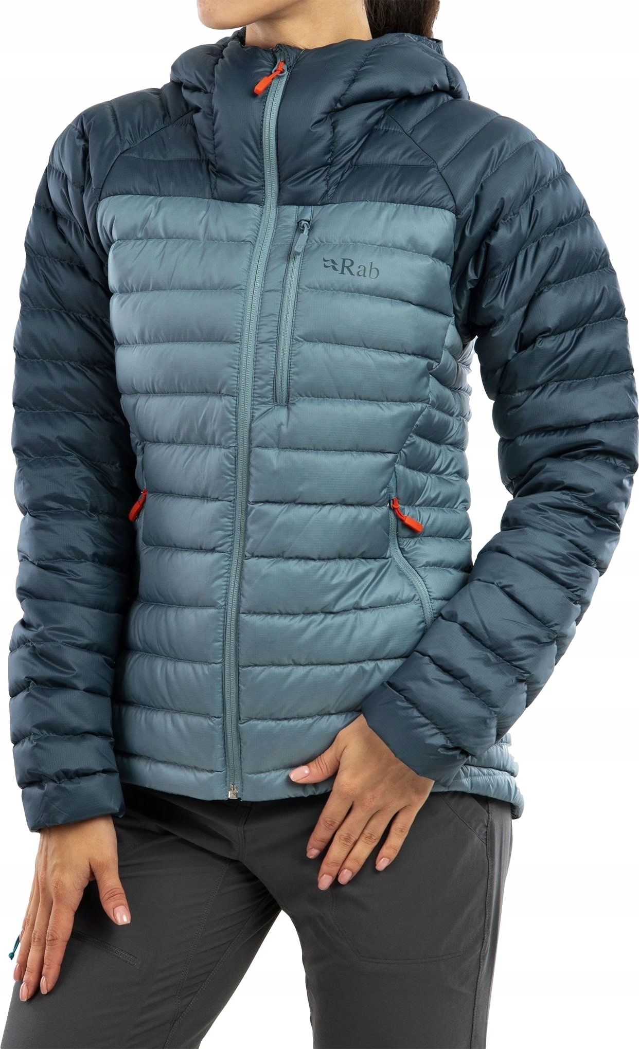 Rab-Damska kurtka puchowa Microlight Alpine Jacket Orion Blue/Citadell r.XS
