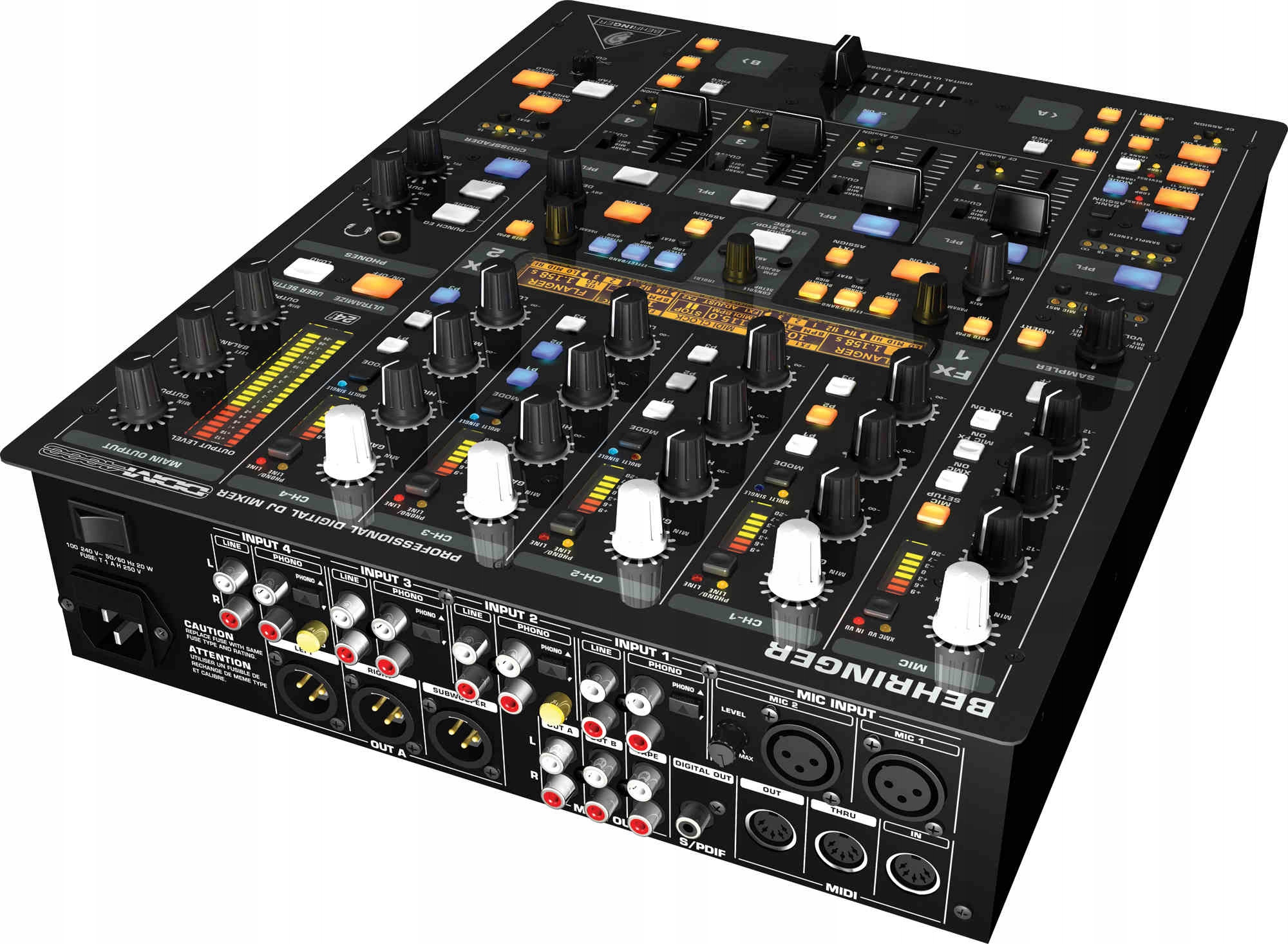 処分価格 BEHRINGER DDM4000 djミキサー 4ch Behringer DDM4000 Sklep Muzyczny Music Center