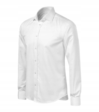Pánská košile bavlna slim elegantní easy care Micro Twill bílá 264 XXL