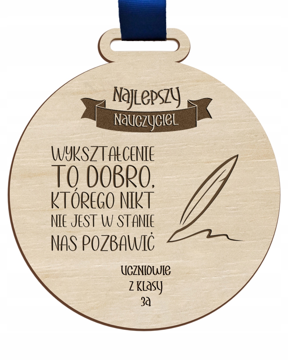 

Dzień Nauczyciela Medal Przedszkole Szkoła