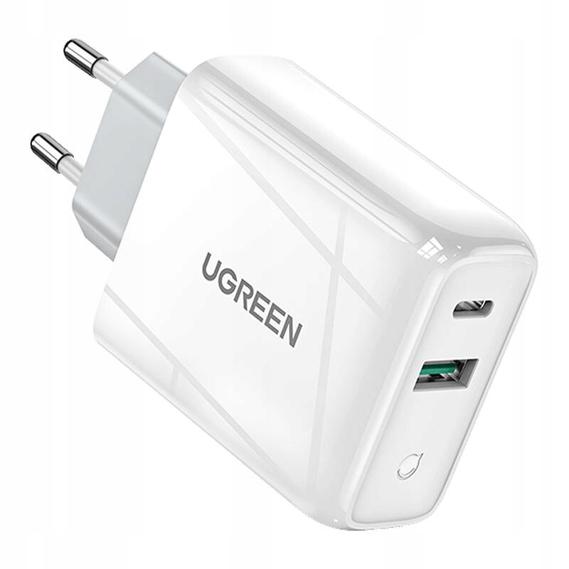 Síťová nabíječka Ugreen CD170 36W Usb-c Usb-a (bílá)