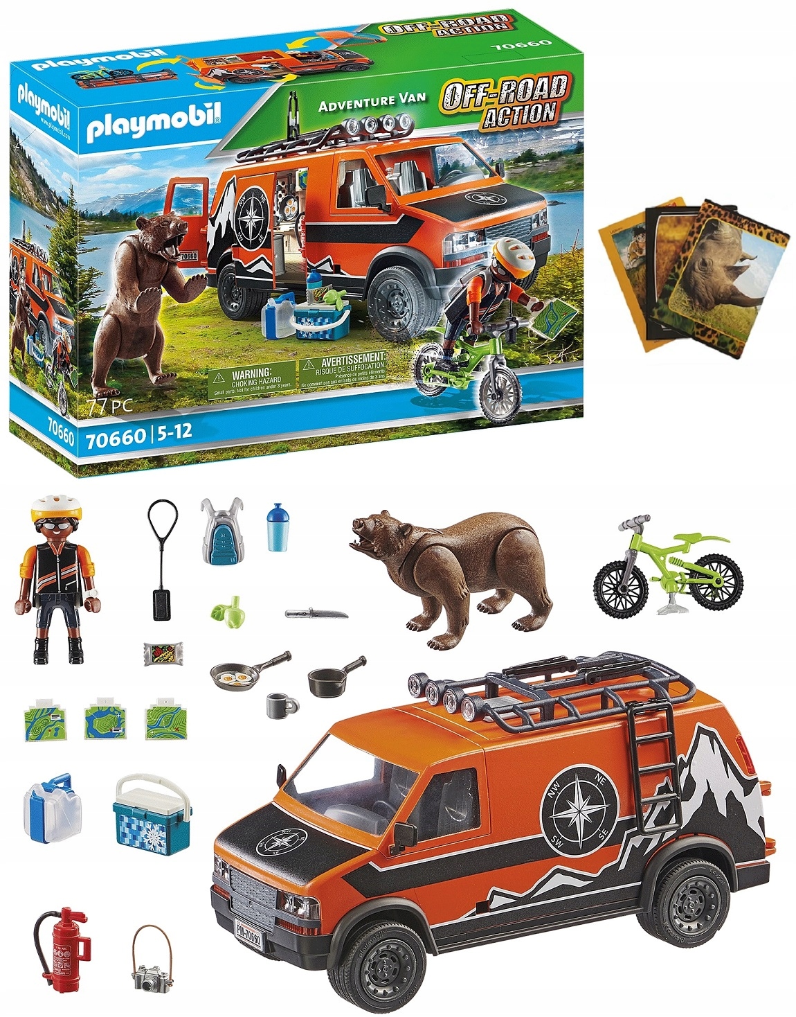

Playmobil Off-Road Action: Wyprawa vanem (70660)