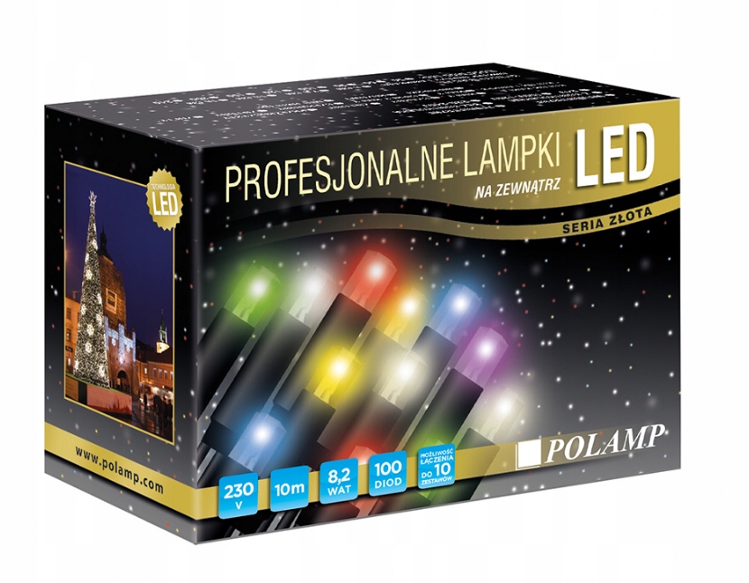 

Lampki Choinkowe Led Multikolor Zewnętrzne 10 m