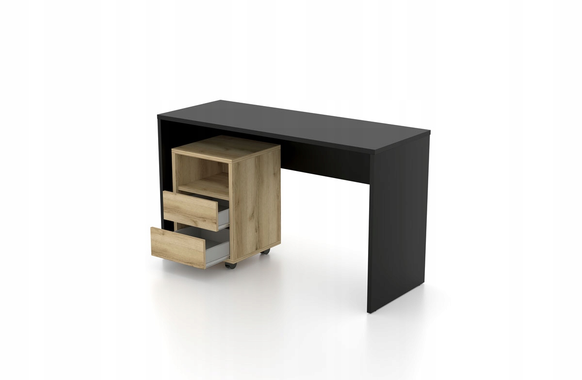 Psací stůl Amato 130x50 cm do pokoje kanceláře pod Počítač Černý