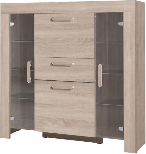 

Cezar 7 Komoda Z Led Sonoma +gratis