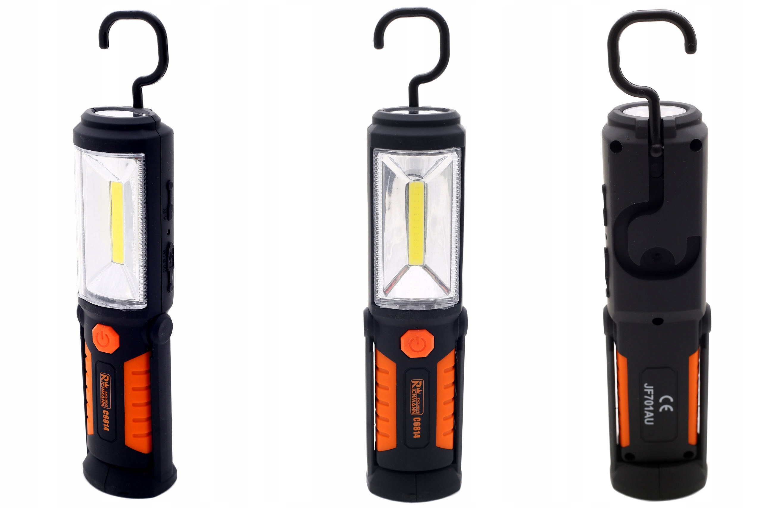 Latarka C6814 lampa 3W 5LED Richmann Aku 2000mAh Producent code C6814