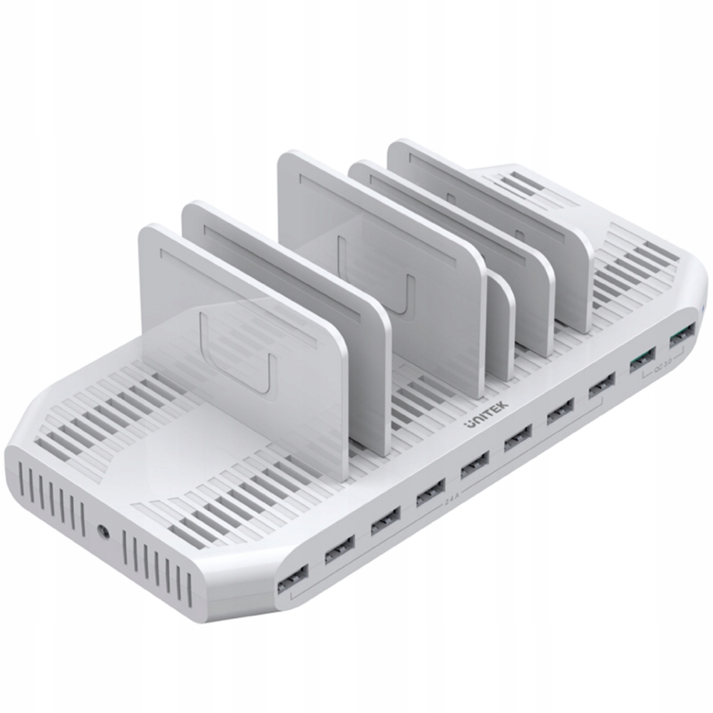 Unitek Nabíjacia stanica 10xUSB s Qc 3.0 96W Y-2190A