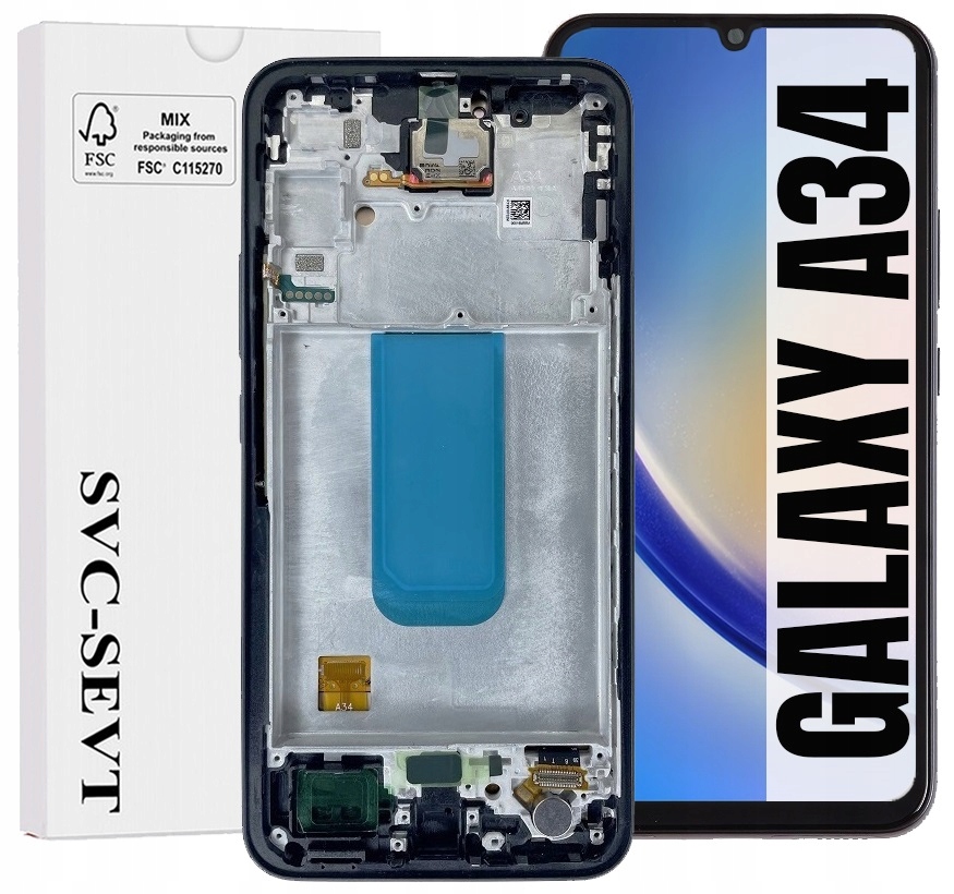 Displej Pro Samsung Galaxy A34 5G A346 Originální Oem Obrazovka +rámeček