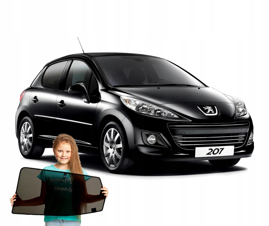 Záclony na magnetech Peugeot 207 hatchback 5-dveřové