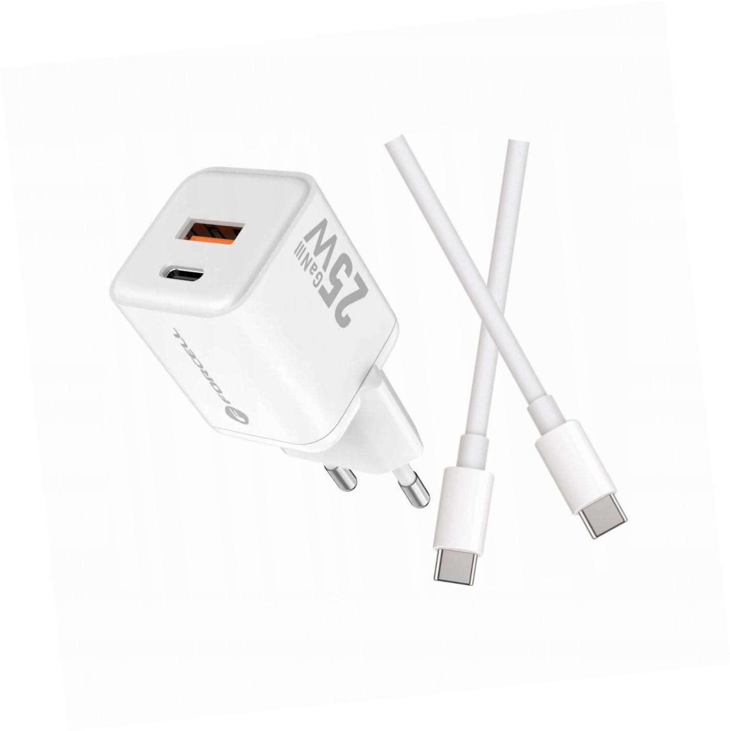Szybka ładowarka Gan 25W z długim kablem Usb-c do Samsung Galaxy M31s
