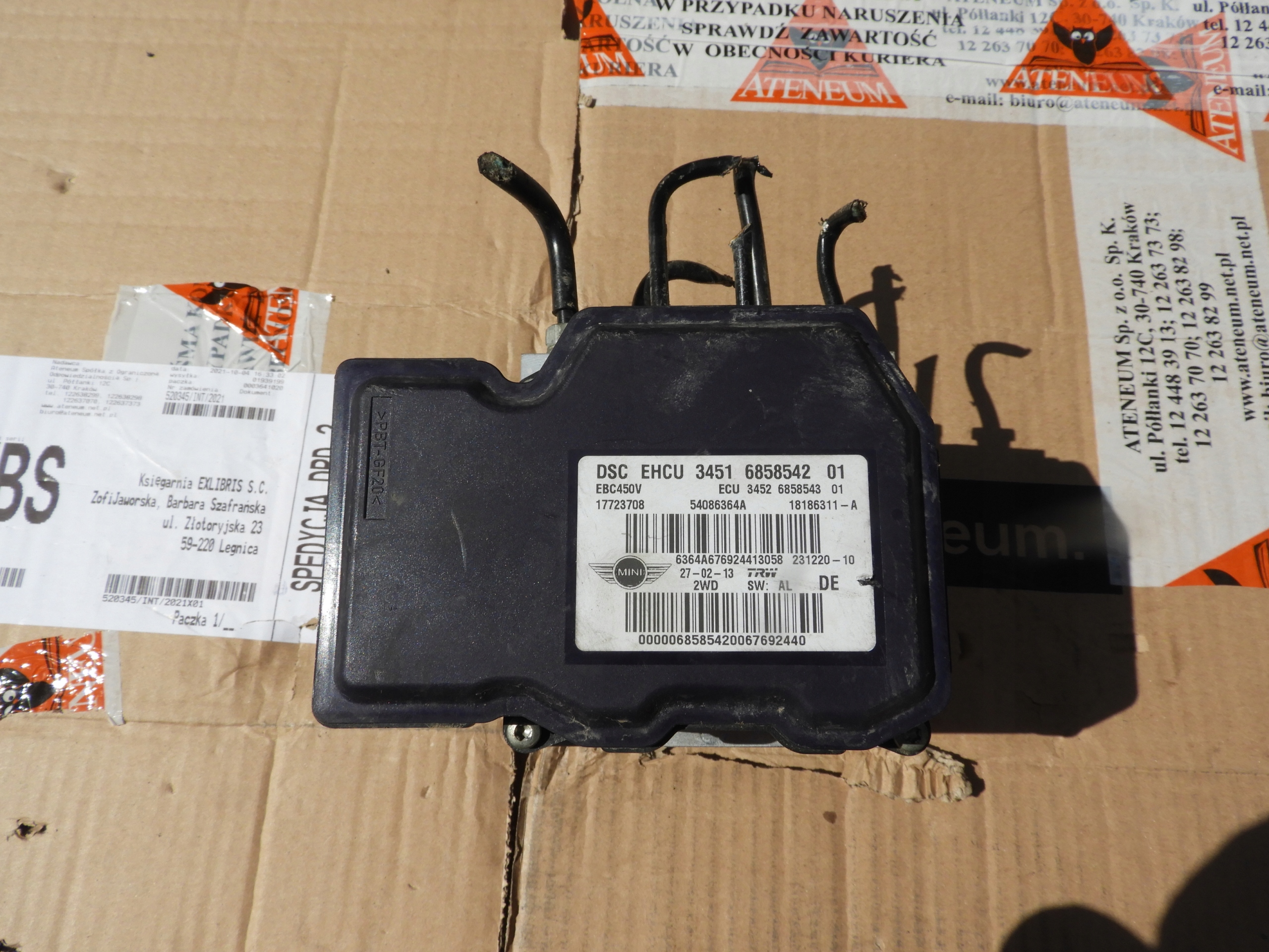 MINI oe 6858542 насос ABS