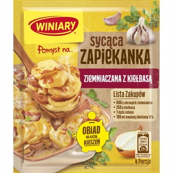 Winiary pomysł na... sycąca zapiekanka ziemniaczana z kiełbasą 41g