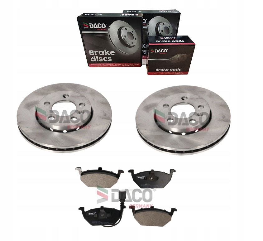 Tarcze + Klocki FABIA OCTAVIA GOLF IV 4 PRZÓD DACO POSTAW NA JAKOŚĆ Liczba tarcz w ofercie 2