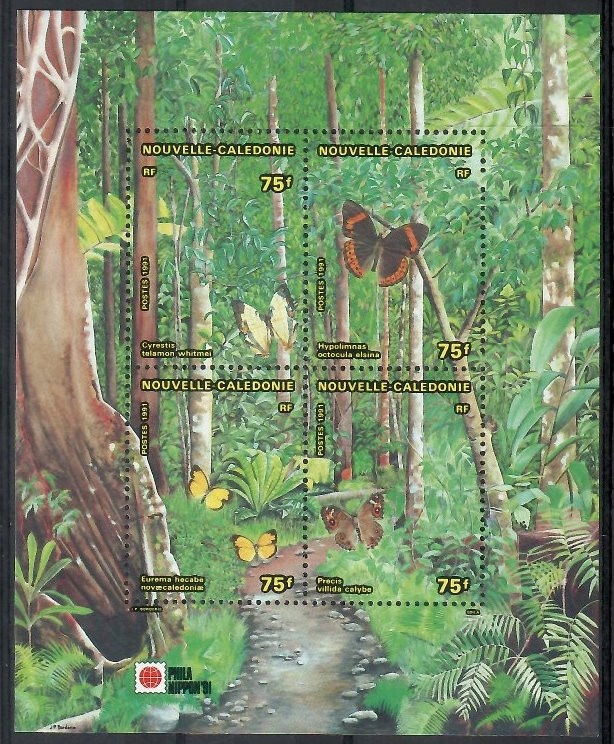 Nowa Kaledonia 1991 Mi bl 11 Czyste **