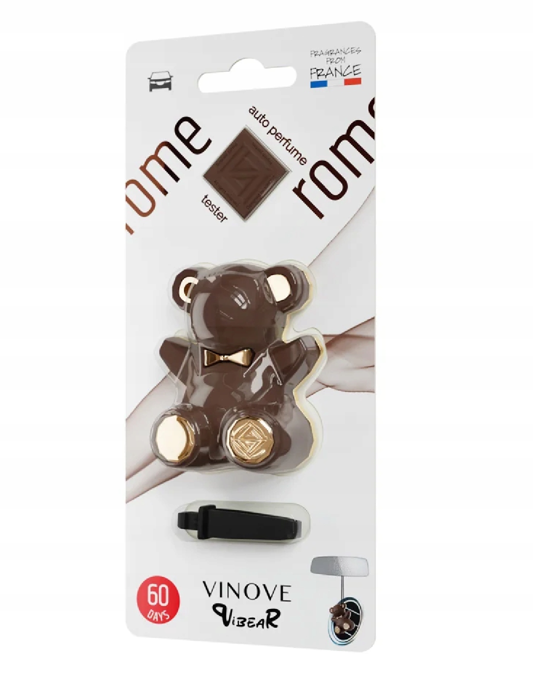 Vinove Vibear Rome Perfumowany Zapach Samochodowy Wiszący i Do Kratek
