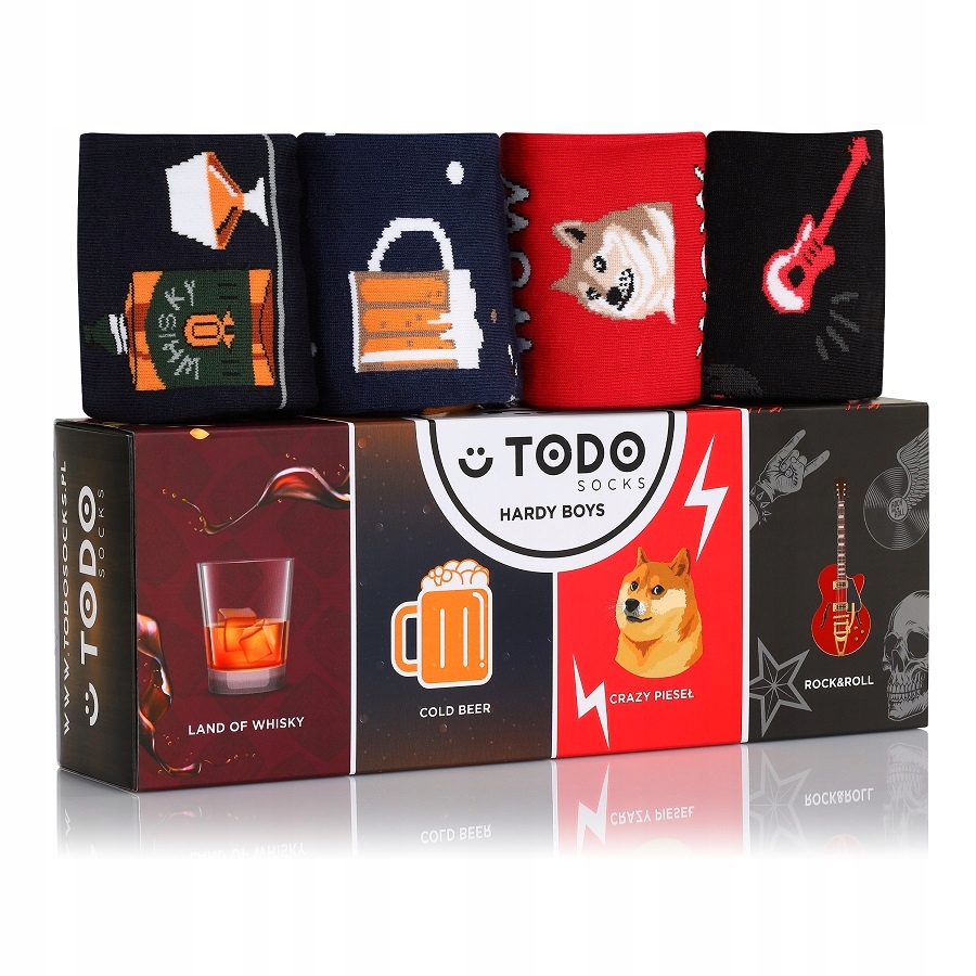 

Skarpetki Todo Socks Hardy Boys Piwo zestaw 39-42