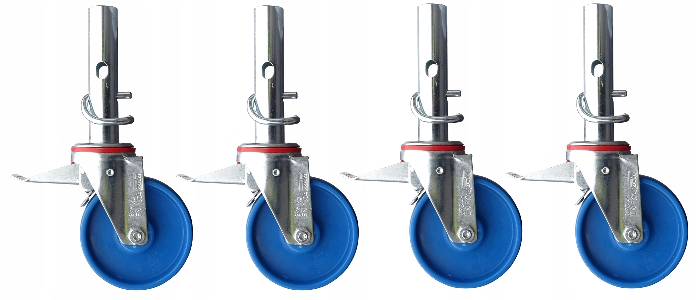 Rusztowanie jezdne aluminiowe ClimTec 5m Rolki 125 Materiał aluminium