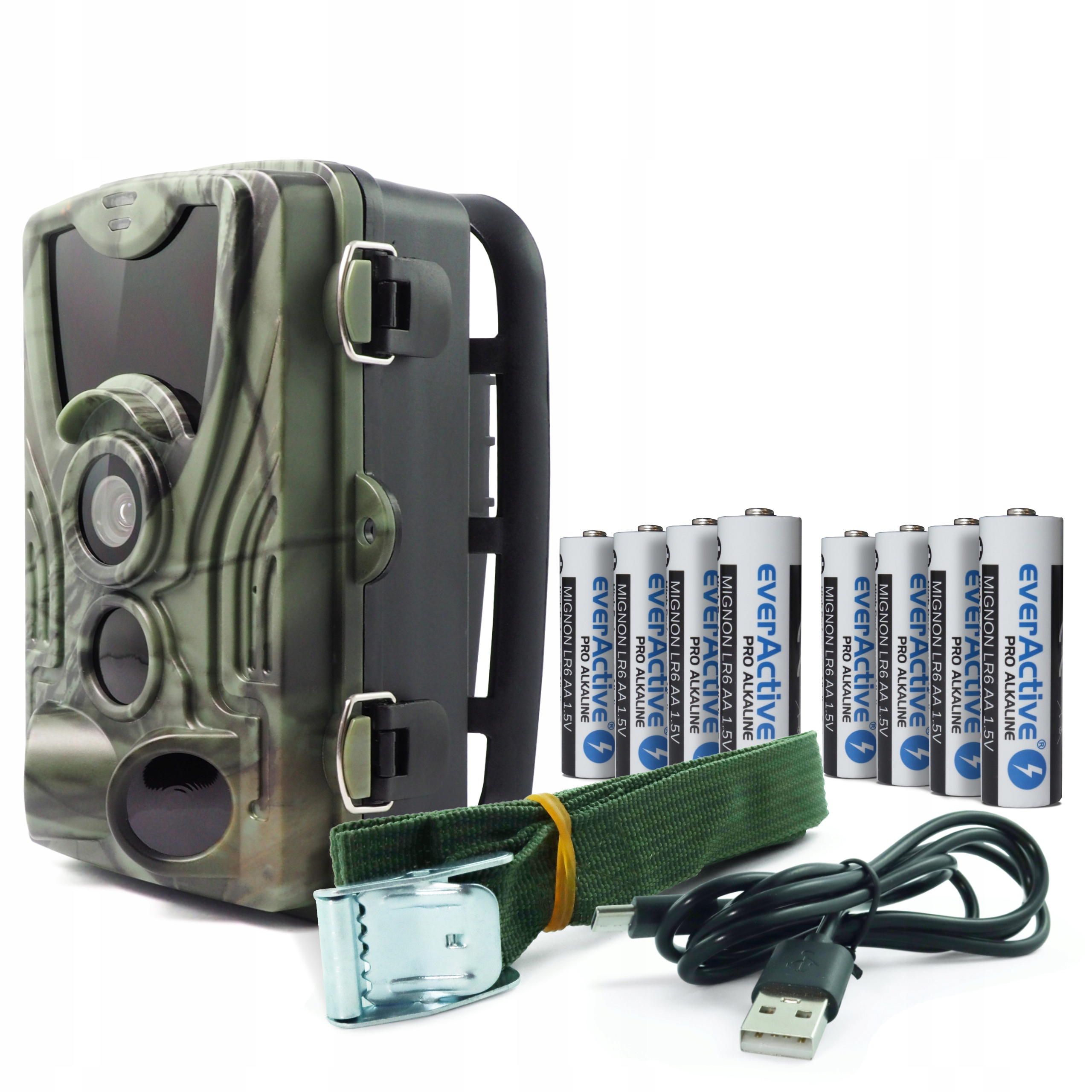 Lesní kamera Fotopast HC801A 36 Diod Ir 120° 4K Usb-c 8x Aa baterie