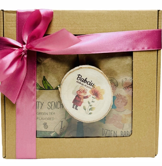 Levně Dárková Sada Den babiček v krabičce Čaj Magnet Dárek