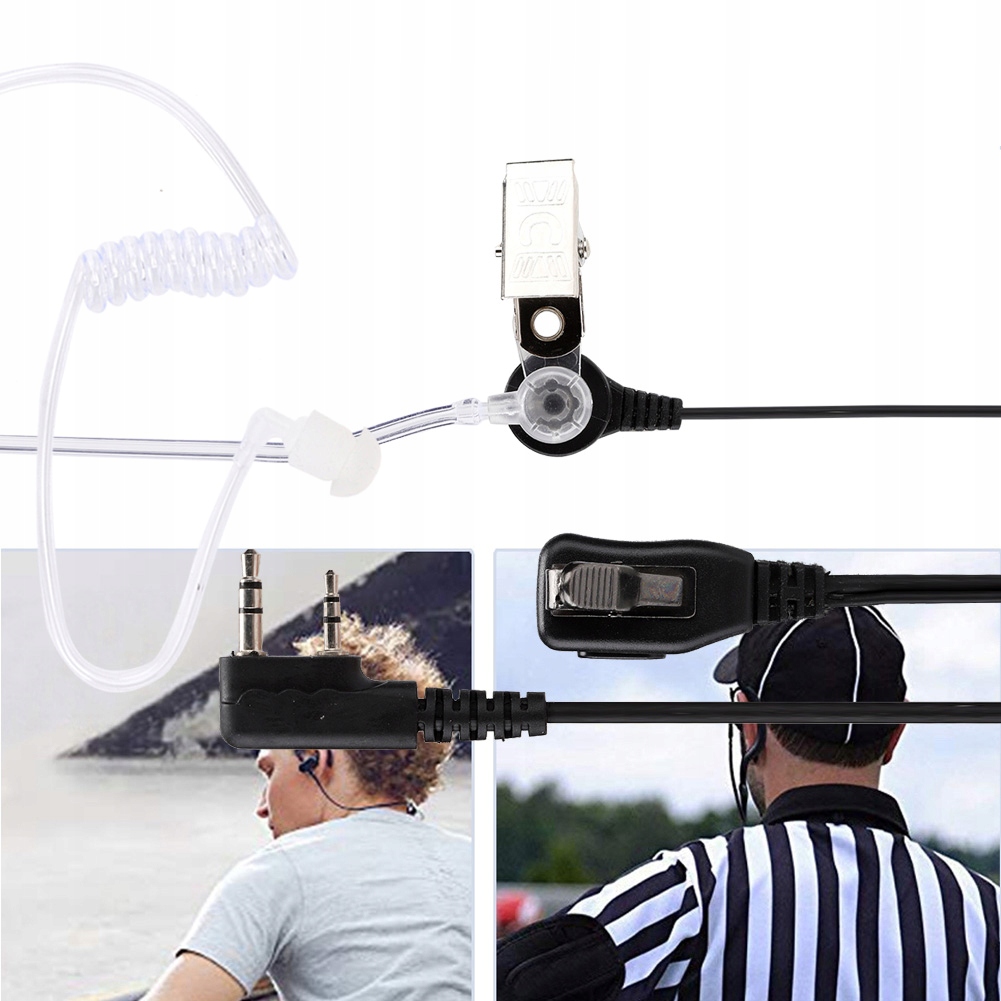 MIKROFONOSŁUCHAWKA UV-5R Z FONOWODEM Baofeng Stan opakowania oryginalne