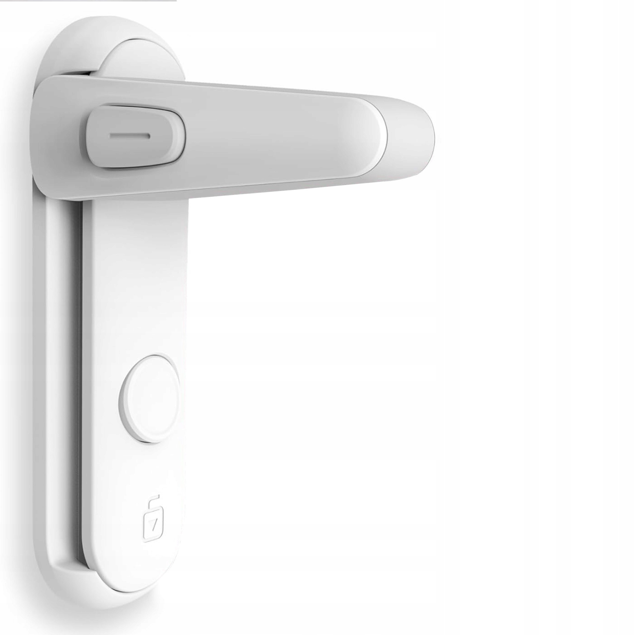 BLOKADA KLAMKI OKNA DRZWI SZUFLAD SZAFEK ZABEZPIECZENIE MEBLI PRZED DZIEĆMI Waga produktu z opakowaniem jednostkowym 0.35 kg