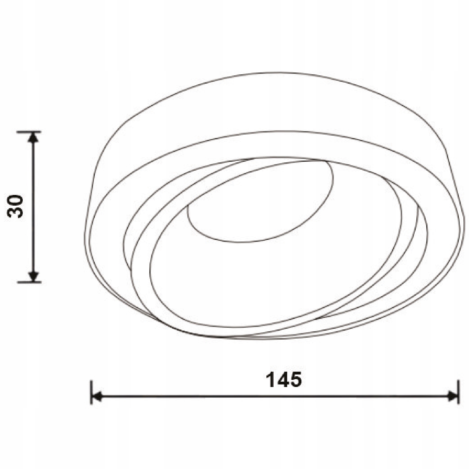 OPRAWA PODTYNKOWA HALOGENOWA TUBA LED AR111 GU10 Maksymalna moc pojedynczego źródła światła 40 W