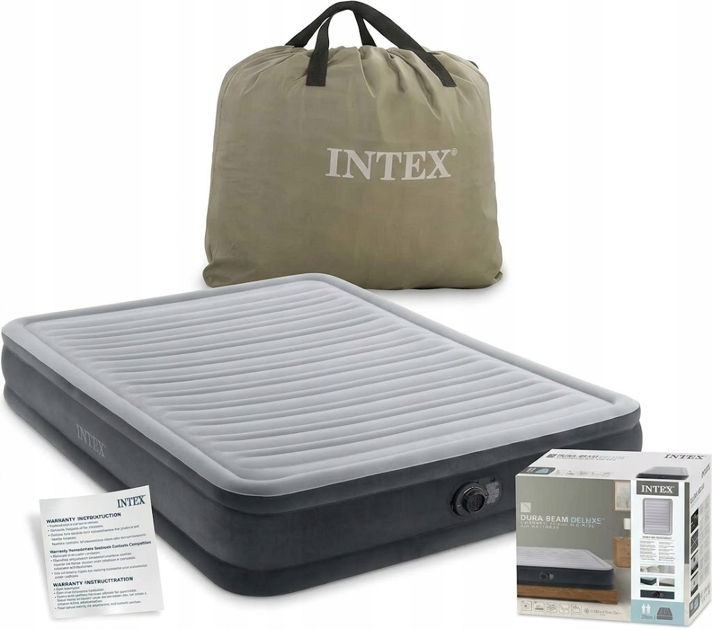 Matrace Dvoulůžková Na Spaní Nafukovací Postel Pumpa Stan 2026 Intex 67770