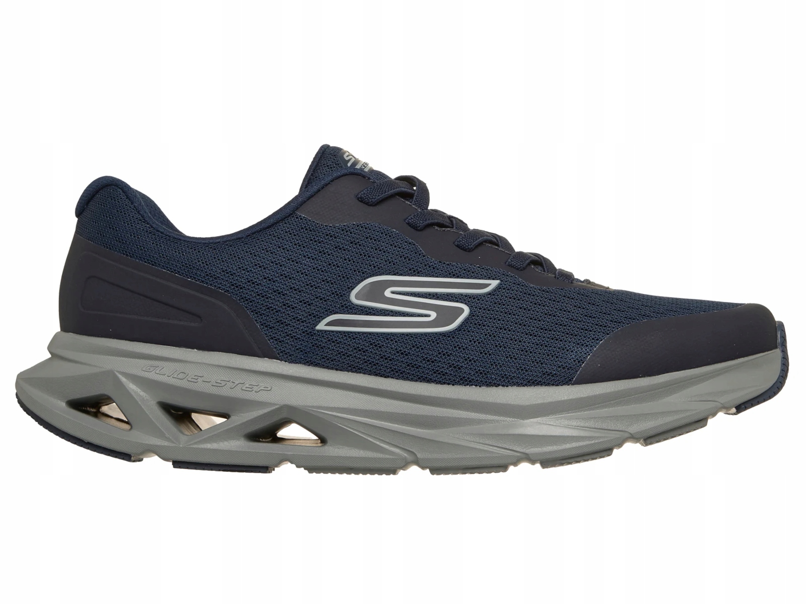 Pánské nazouvací sportovní boty Skechers Glide-step 221041-NVY, tmavě modré, velikost 47