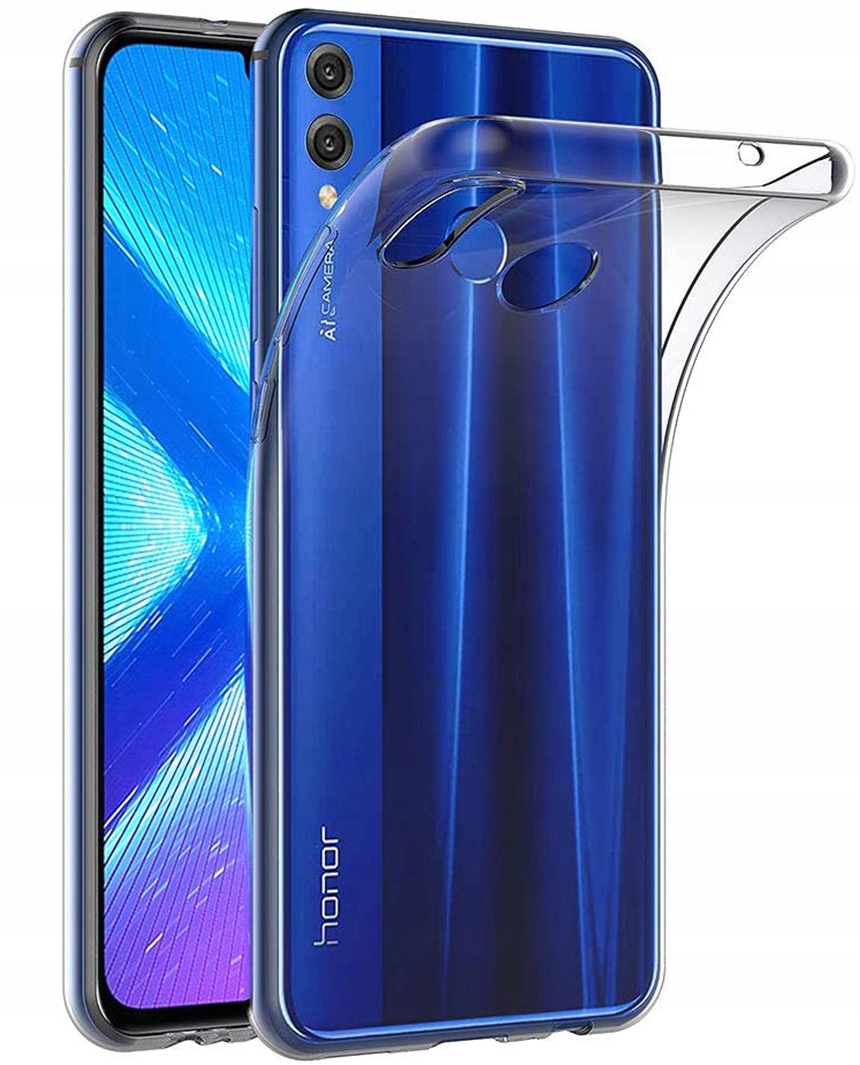 

Etui Gel Clear Case Do Honor 8X Szkło