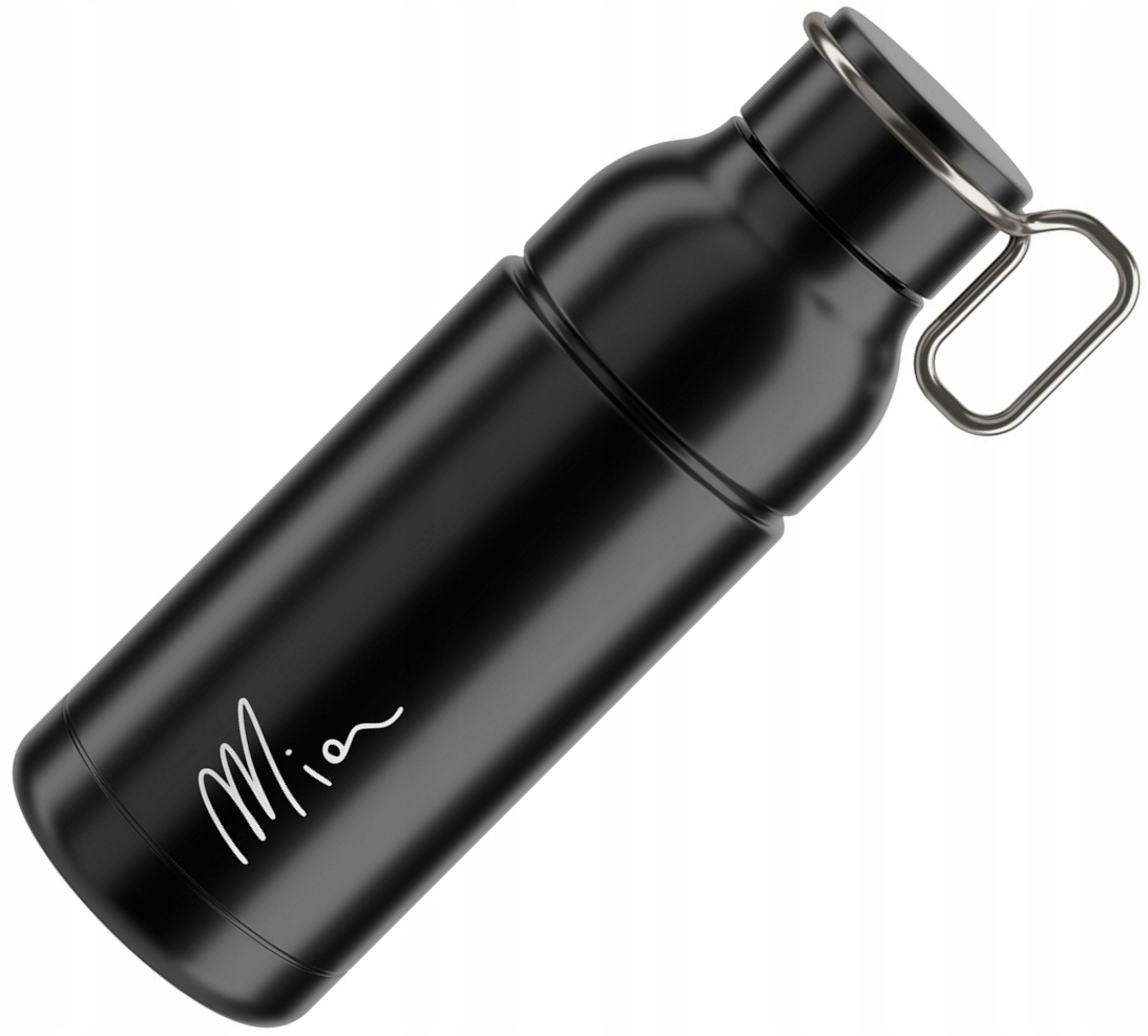 Butelka Stalowa Bidon Rowerowy Elite Mia 650ml Inox Black