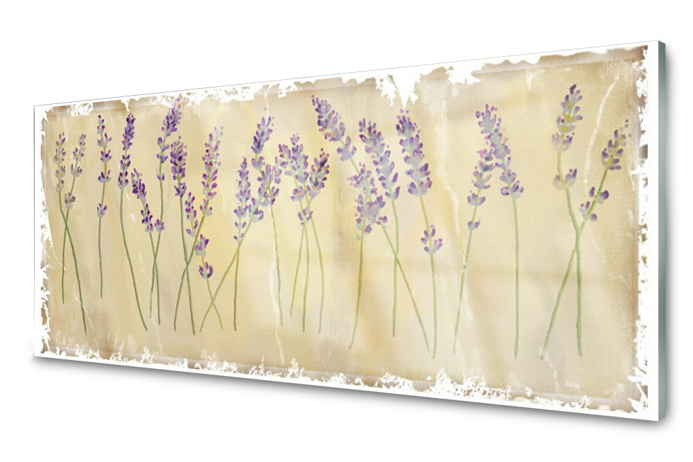

Panel szklany do kuchni Kwiaty Roślina 125x50