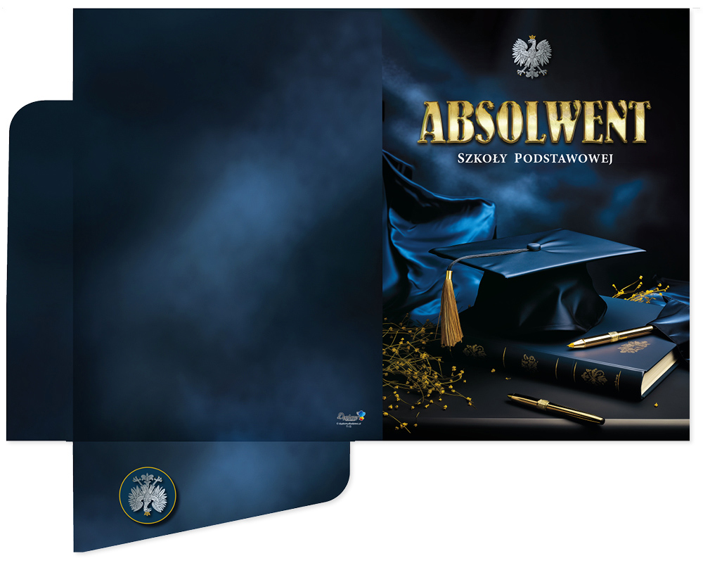 TECZKA ABSOLWENT SZKOŁY PODSTAWOWEJ TECZKA ABSOLWENTA NA DYPLOM ŚWIADECTWO Marka inna
