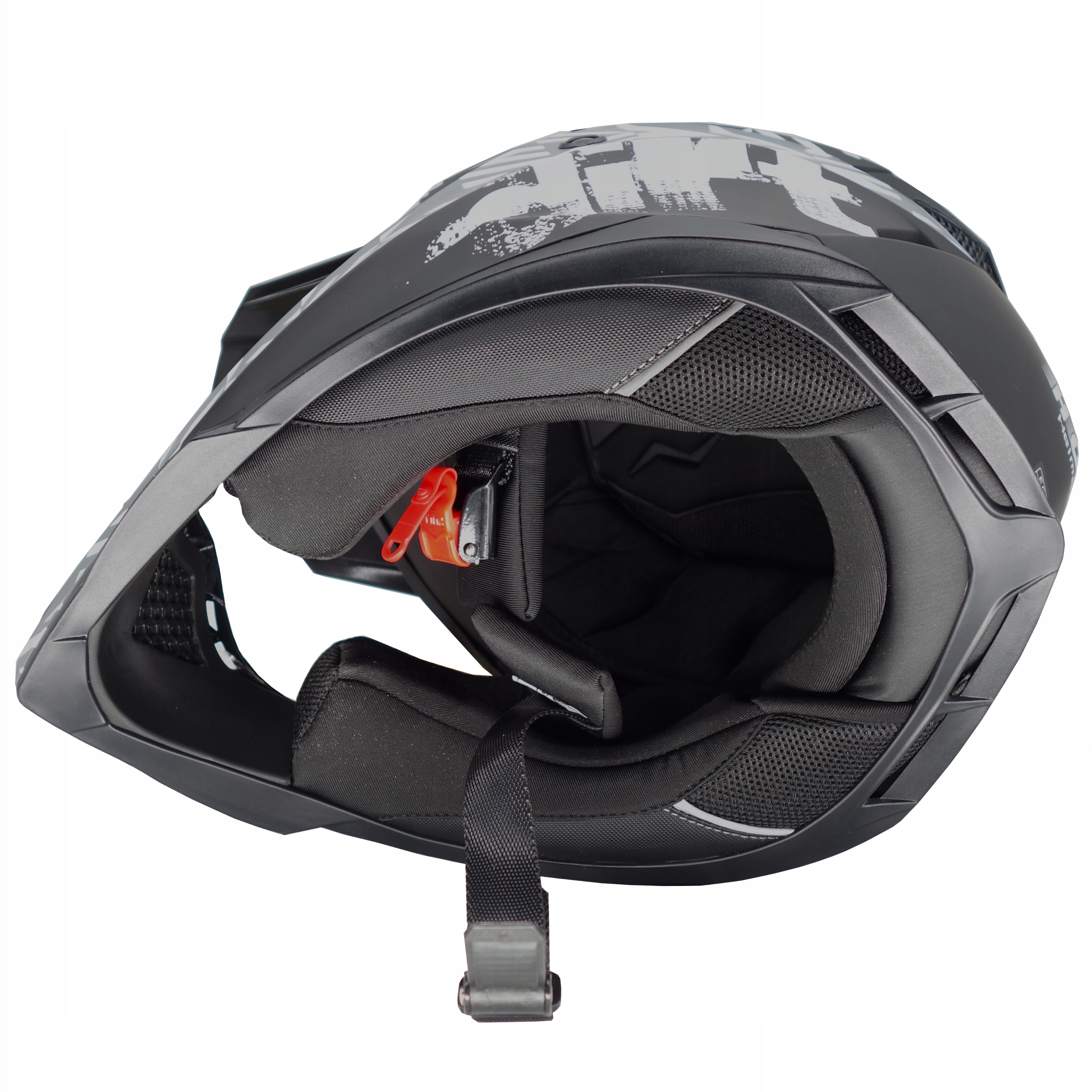 KASK MOTOCYKLOWY CROSS HORN 915 ENDURO QUAD POD INTERKOM ECE-06 + GOGLE M Typ Cross / Enduro