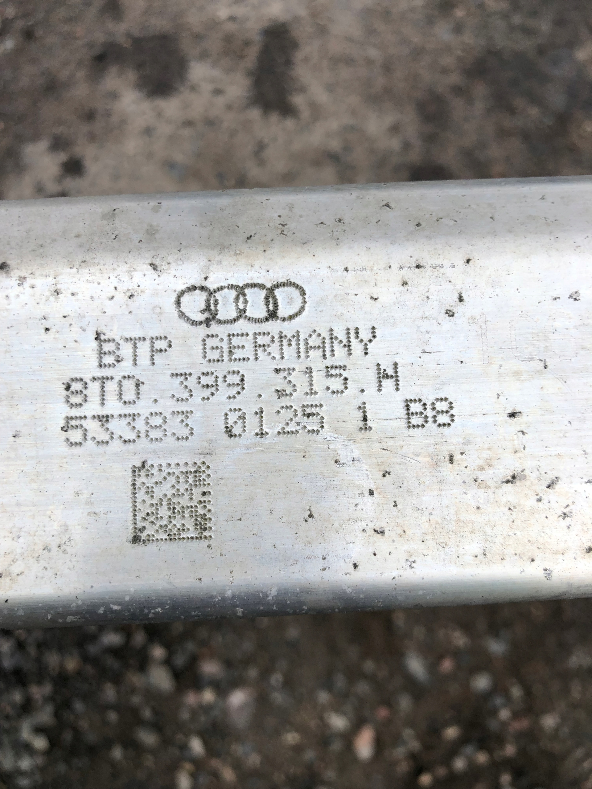 subframe axle beam AUDI A4 B8 A5 8T0399315H