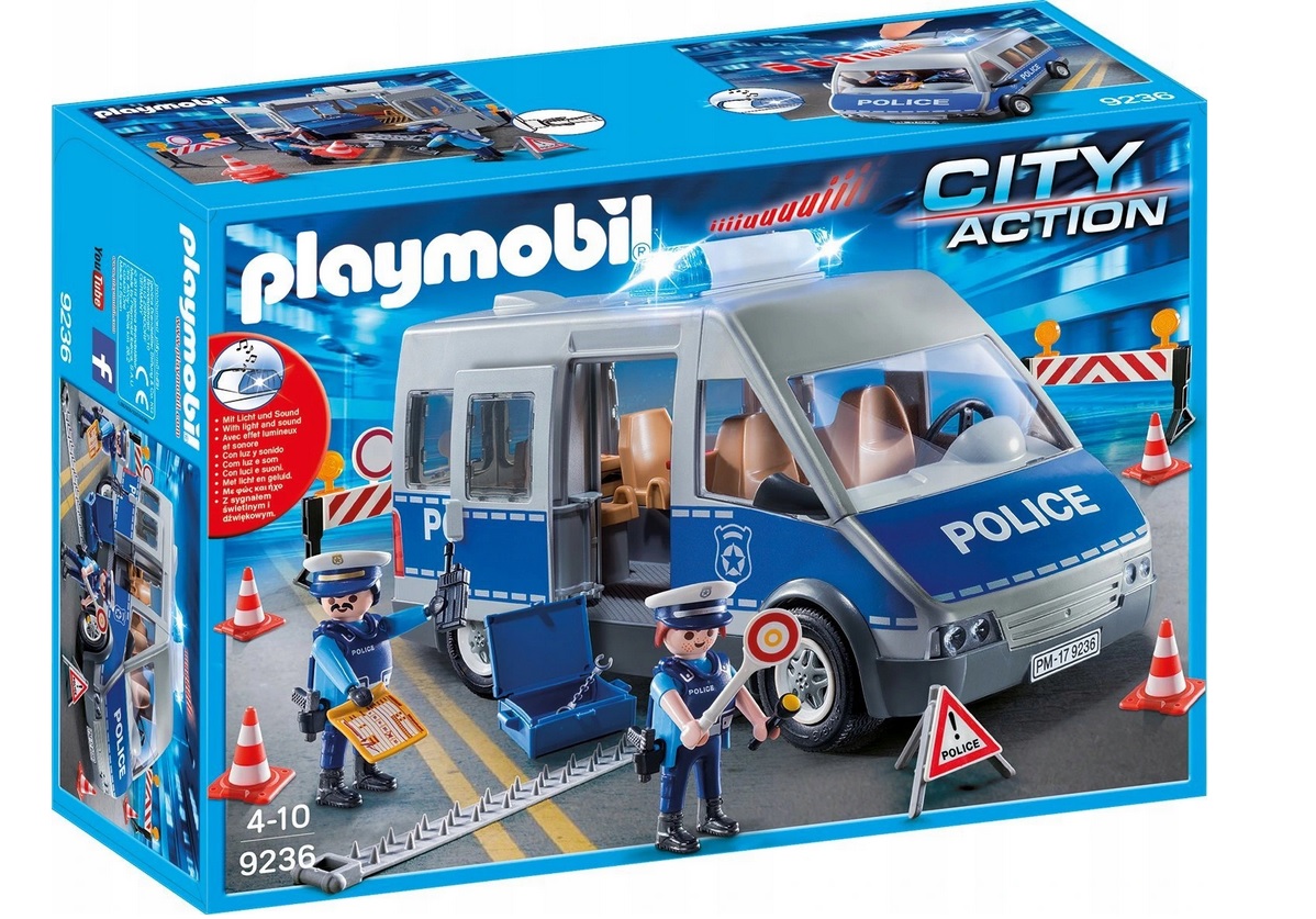 

Playmobil 9236 Samochód Policyjny Policja Bus