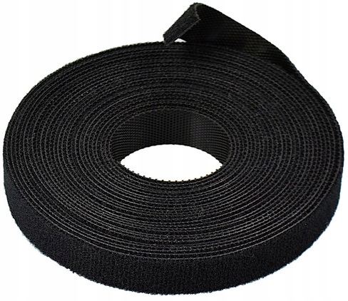 

Organizer kabli taśma opaska rzep 13mm 5m czarny