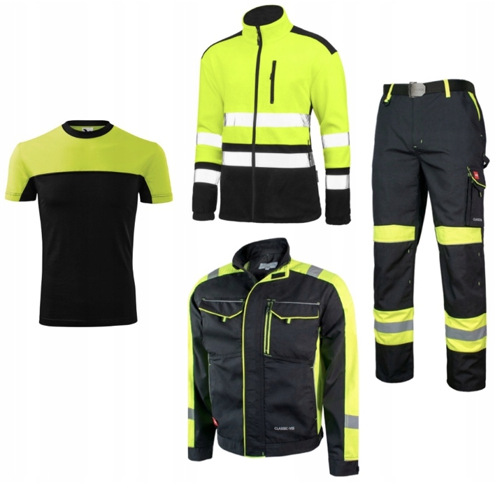 Ubranie Robocze Komplet Do Pracy Ostrzegawcze 58