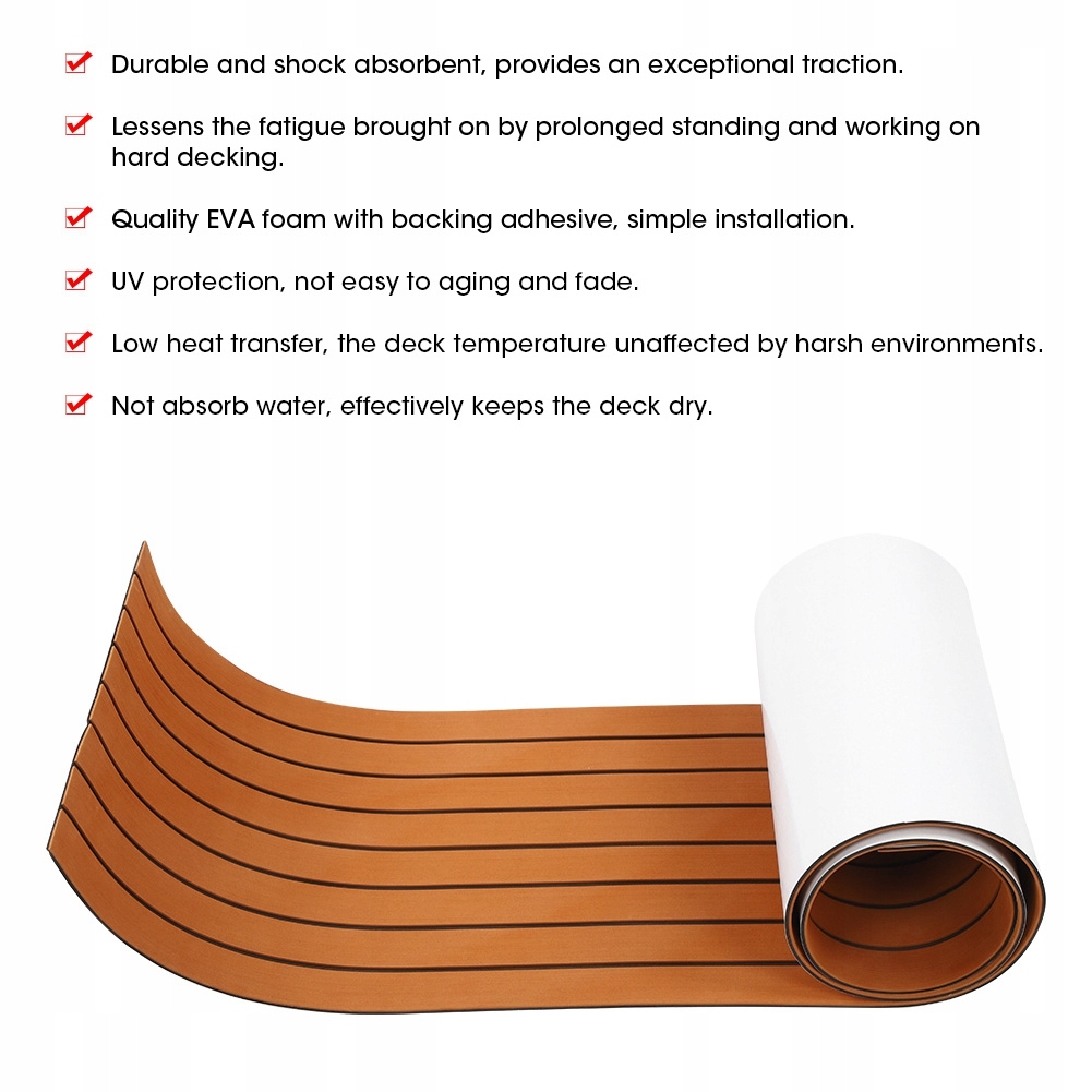 TEAK EVA MATA PODŁOGOWA DO ŁODZI JACHTOWEJ240X4 Kod producenta SAMZF4344