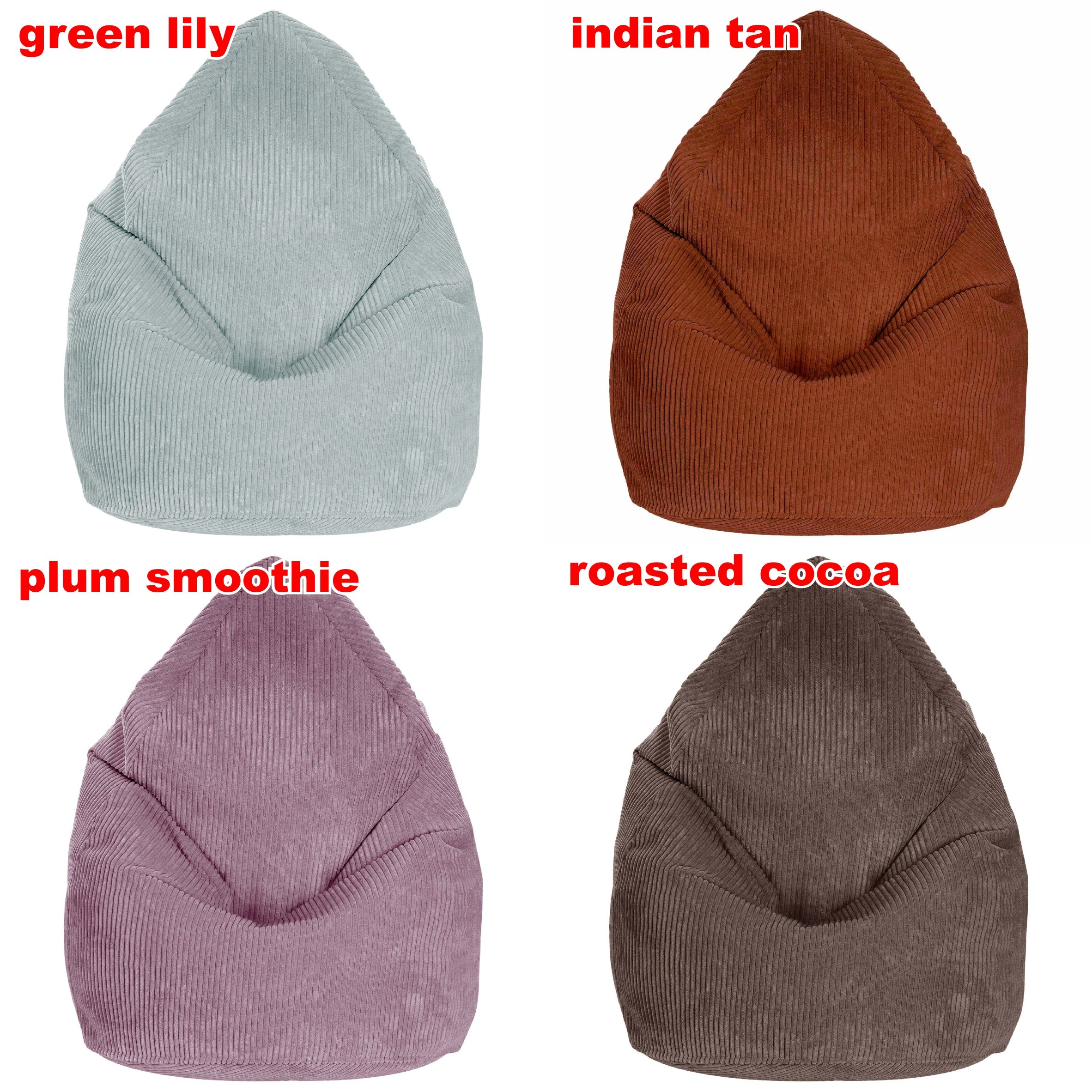 Worek Sako Siedzisko XXl Pufa Sztruks Gratis Prezent Podnóżek Producent MIX Kolor obicia odcienie szarości