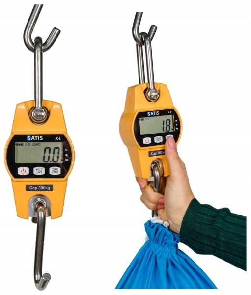 Elektronická háková váha 300 kg 100 g Satis Ocs-l 300 kg/100 g